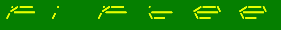 Fifteen-Segment-Rush-Mono-LDR-Regular.ttf
(Art font online converter effect display)