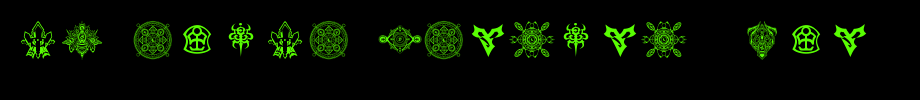 Final-Fantasy-Symbols.ttf(字体效果展示)