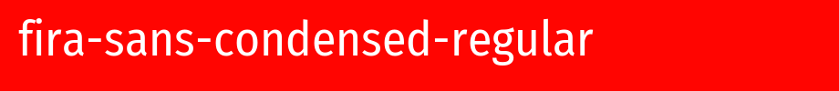 Fira-Sans-Condensed-Regular.ttf(艺术字体在线转换器效果展示图)