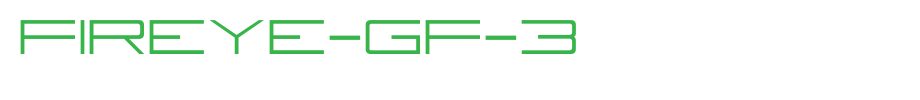 Fireye-GF-3.ttf(字体效果展示)
