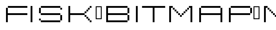 Fisk-Bitmap-Nr2.ttf
(Art font online converter effect display)