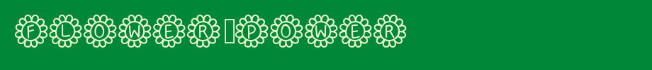 Flower-Power.ttf
(Art font online converter effect display)