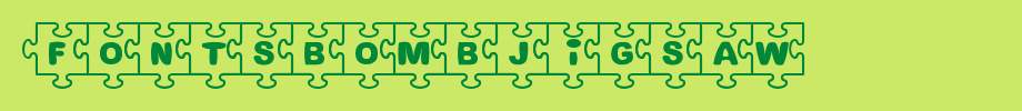 Fonts-Bomb-JiGSAW.ttf
(Art font online converter effect display)