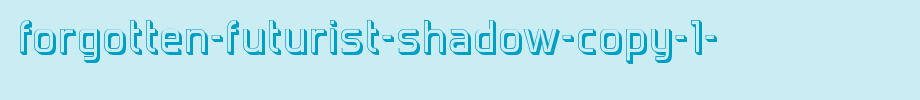 Forgotten-Futurist-Shadow-copy-1-.ttf
(Art font online converter effect display)