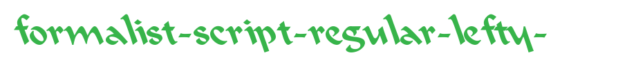 Formalist-Script-Regular-Lefty-.ttf
(Art font online converter effect display)