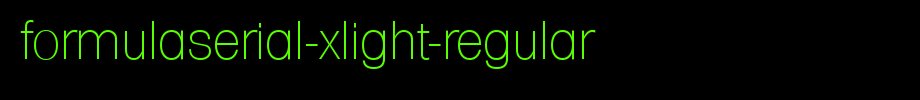 FormulaSerial-Xlight-Regular.ttf
(Art font online converter effect display)