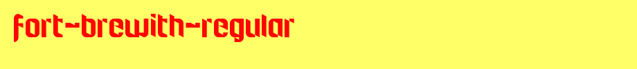 Fort-Brewith-Regular.ttf
(Art font online converter effect display)