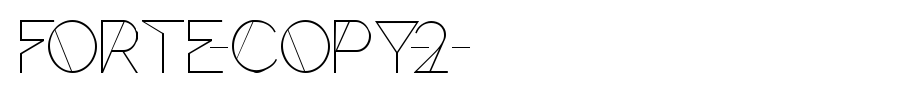 Forte-copy-2-.ttf(艺术字体在线转换器效果展示图)