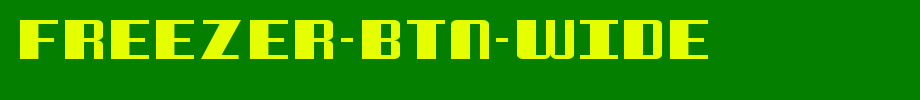 Freezer-BTN-Wide.ttf(艺术字体在线转换器效果展示图)