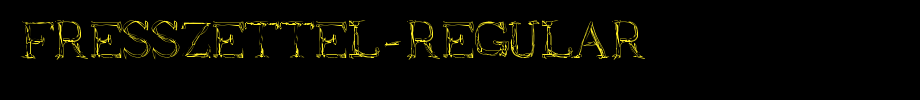 Fresszettel-Regular_英文字体字体效果展示