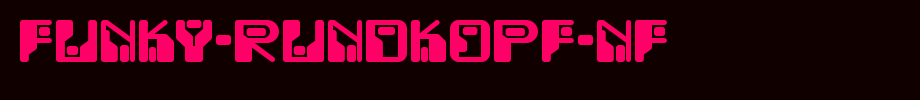 Funky-Rundkopf-NF.ttf
(Art font online converter effect display)