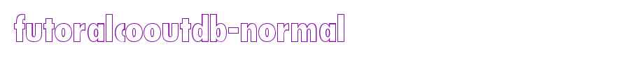FutoralCoOutDB-Normal.ttf(字体效果展示)