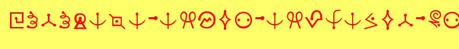 Futurama-Alien-Alphabet-One.ttf
(Art font online converter effect display)