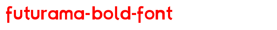 Futurama-Bold-Font.ttf(艺术字体在线转换器效果展示图)