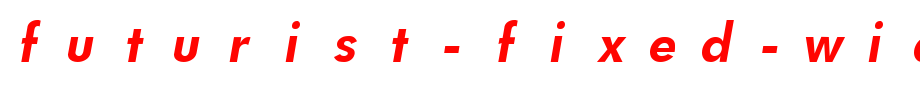 Futurist-Fixed-width-Bold-Italic.ttf(字体效果展示)