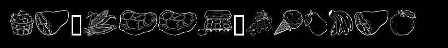 GE-Food-Basket.ttf
(Art font online converter effect display)