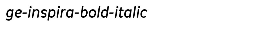GE-Inspira-Bold-Italic.ttf(艺术字体在线转换器效果展示图)