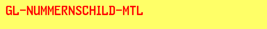 GL-Nummernschild-Mtl.ttf
