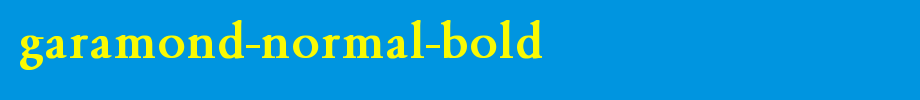Garamond-Normal-Bold.ttf
(Art font online converter effect display)