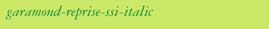 Garamond-Reprise-SSi-Italic.ttf
(Art font online converter effect display)