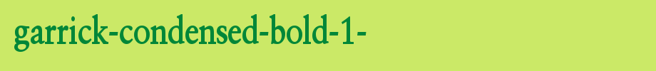 Garrick-Condensed-Bold-1-.ttf(艺术字体在线转换器效果展示图)