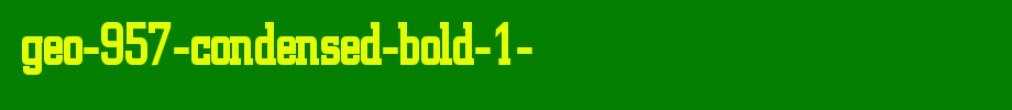 Geo-957-Condensed-Bold-1-.ttf
(Art font online converter effect display)