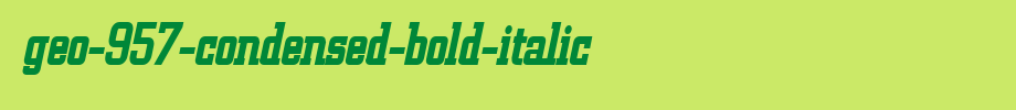 Geo-957-Condensed-Bold-Italic.ttf
(Art font online converter effect display)