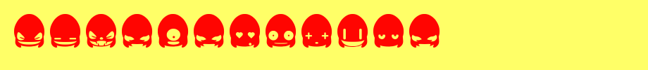 Ghost-Smileys.ttf
(Art font online converter effect display)