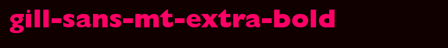 Gill-Sans-MT-Extra-Bold.ttf
(Art font online converter effect display)