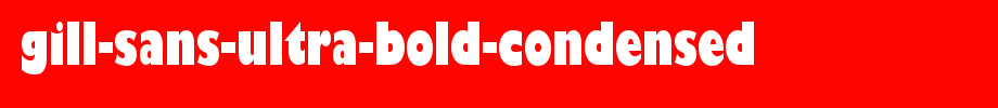 Gill-Sans-Ultra-Bold-Condensed.ttf
(Art font online converter effect display)