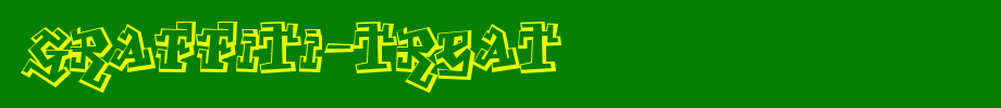 Graffiti-Treat.ttf(字体效果展示)