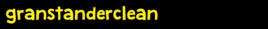 GranstanderClean.otf(艺术字体在线转换器效果展示图)