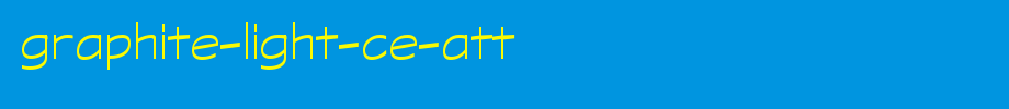 Graphite-Light-CE-ATT.ttf
(Art font online converter effect display)