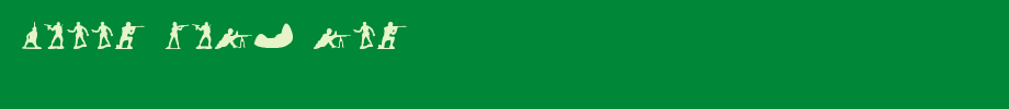Green-Army-Men.ttf
(Art font online converter effect display)