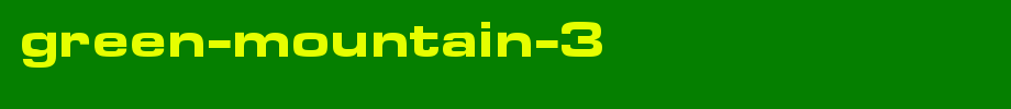 Green-Mountain-3.ttf
(Art font online converter effect display)