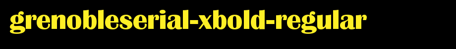 GrenobleSerial-Xbold-Regular.ttf
(Art font online converter effect display)