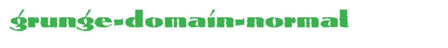 Grunge-Domain-Normal.ttf
(Art font online converter effect display)
