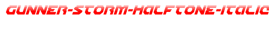 Gunner-Storm-Halftone-Italic.ttf
(Art font online converter effect display)