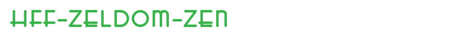 HFF-Zeldom-Zen.ttf
(Art font online converter effect display)