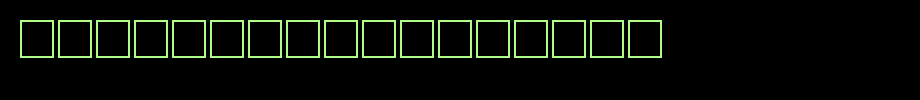 HIRESFONT-Regular.ttf(艺术字体在线转换器效果展示图)