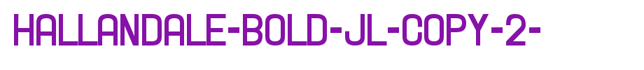Hallandale-Bold-JL-copy-2-.ttf(字体效果展示)
