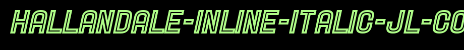 Hallandale-Inline-Italic-JL-copy-2-.ttf(字体效果展示)
