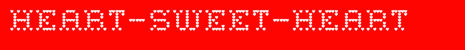 Heart-Sweet-Heart.ttf
(Art font online converter effect display)