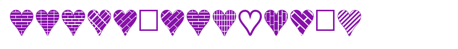Heart-Things-3.ttf
(Art font online converter effect display)