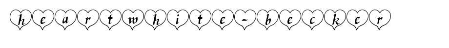 HeartWhite-Becker.ttf
(Art font online converter effect display)