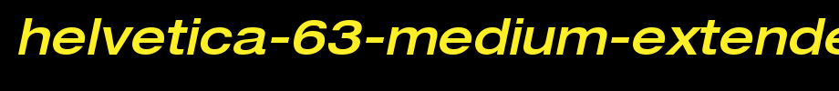 Helvetica-63-Medium-Extended-Oblique.ttf(艺术字体在线转换器效果展示图)