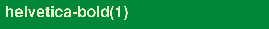 Helvetica-Bold(1).ttf(艺术字体在线转换器效果展示图)