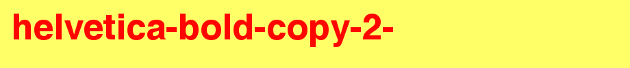 Helvetica-Bold-copy-2-.ttf(艺术字体在线转换器效果展示图)