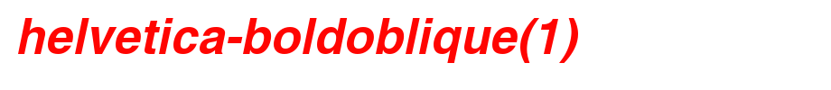 Helvetica-BoldOblique(1).ttf(艺术字体在线转换器效果展示图)