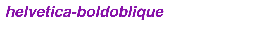 Helvetica-BoldOblique.ttf(字体效果展示)